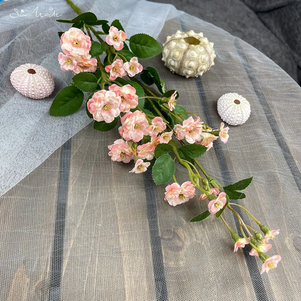 SunMade Роскошные Мини розы длинные ветки крошечные цветы осенние украшения