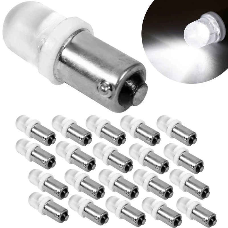 20pcs T11 T4W BA9S H6W 1895 1SMD светодиодный 12V сигнал поворота, панель управления, лампочка, белая 20pcs T11 T4W BA9S H6W 1895 1SMD светодиодный 12V сигнал поворота, панель управления, лампочка, белая