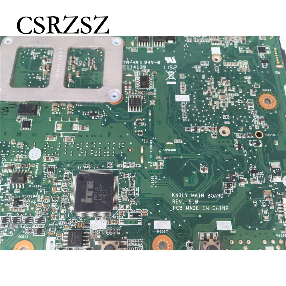 Материнская плата для ноутбука ASUS X84HR K84HR K84LY K43LY I3-2350M CPU 1 Гб HD7470M GPU материнская -