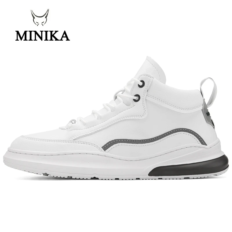 Высокая обувь для скейтбординга мужские кроссовки белая водонепроницаемая