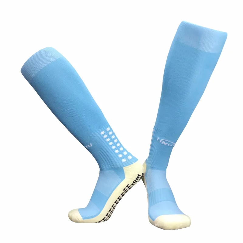 Новые противоскользящие футбольные носки мужские бейсбольные длинные защищать