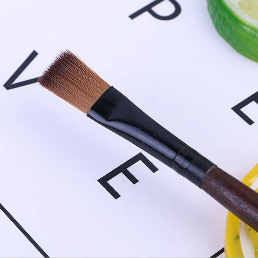 

6pcs/Set Artist Paint Brush Set 5Pcs High Quality Nylon Hair Wood Black Watercolors Artist Paint Brushes Nylon Wool Paint Brush