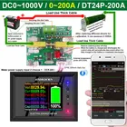 Цифровой измеритель напряжения DT24P, вольтметр-амперметр с цифровым дисплеем IPS, 1000 В200A, работает с приложением для зарядки аккумуляторов