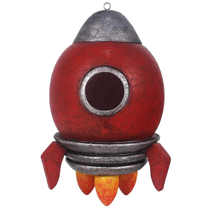 

Hanging Rocket Bird House Warm Nest Rocket Bird House, Outdoor Bird Hut, Waterproof Birdhouses for Outdoors Hanging