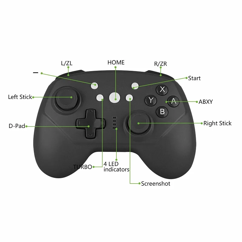 Беспроводной геймпад TIPTOP джойстик Pro контроллер для Switch/Lite Console подарок