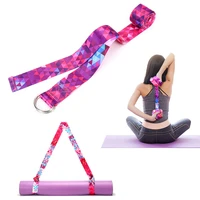 yoga stretch strap multi colors adjustable d ring belt fitness exercise rope figure waist leg resistance fitness bands yoga belt