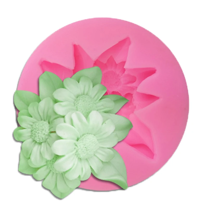 Цветочная силиконовая форма для мыла инструменты украшения тортов|Формы мыла| |