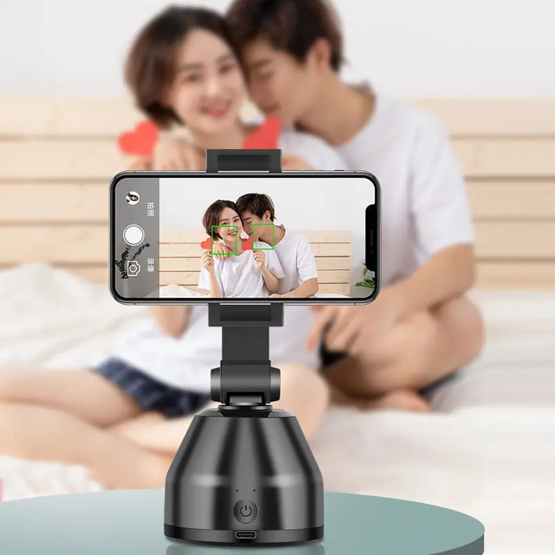 Mobile Phone Stand Desktop Outdoor Live Broadcast Tripod Multi-function Pan/tilt 360 Degree Smart Follower Video Stabilizer
