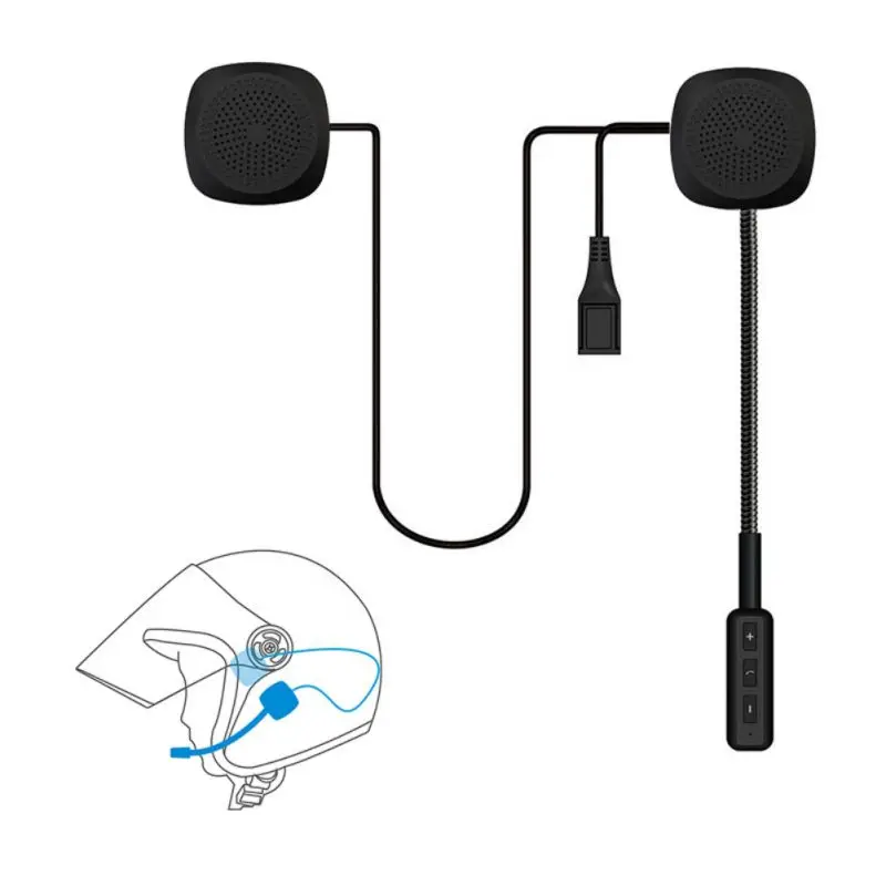 Для Bluetooth 4 2 беспроводной микрофон для езды на велосипеде шлем мотоцикла