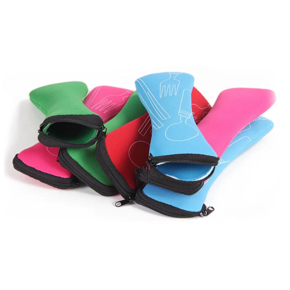 Портативная дорожная сумка для посуды упаковка органайзер вилка пикника ложка