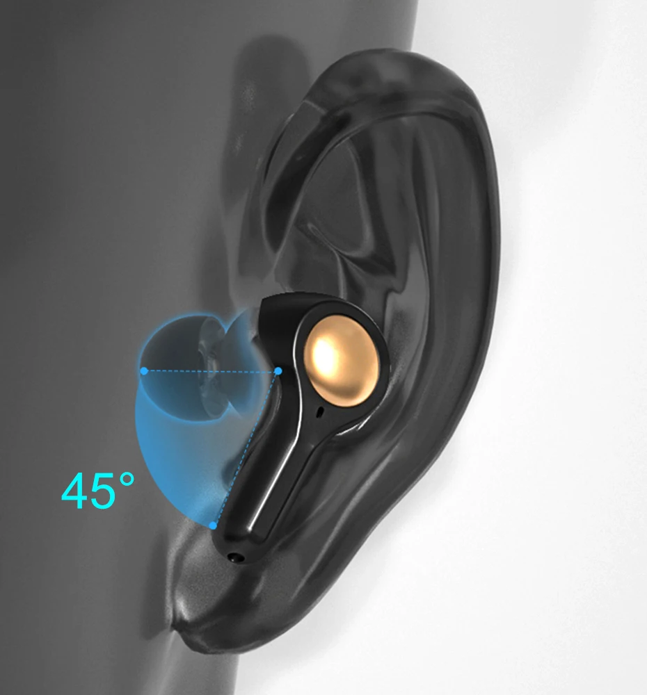 

Wireless Earbuds TWS Bluetooth 5.1 Earphones Stereo Hifi True Stereo Bass USB C Charge with 4 Mics For Phone