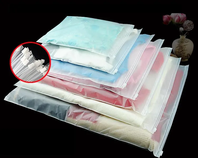10pcs Ziplock Bag Matte Plastic Package Zipper Lock Storage Pouch T-shirts/Clothes Packaging | Дом и сад