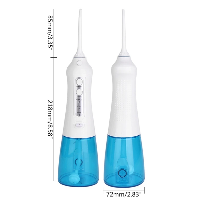 

300ml Portable Electric Oral Irrigator 3 Modes Teeth Cleaning Device Dental Floss Water Flosser Irrigator