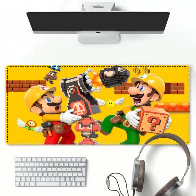 

30x80cm Mario Gaming Mouse Pad Gamer Keyboard Maus Pad Desk Mouse Mat Game Accessories For Overwatch