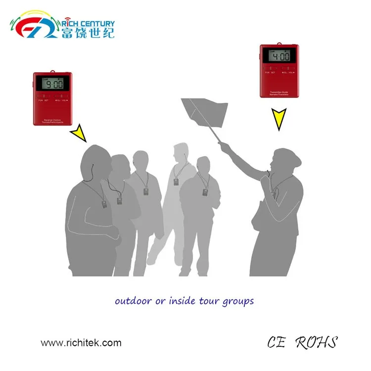 200 метров Европа 860-870 МГц УВЧ шепот беспроводная радиосистема для руководства