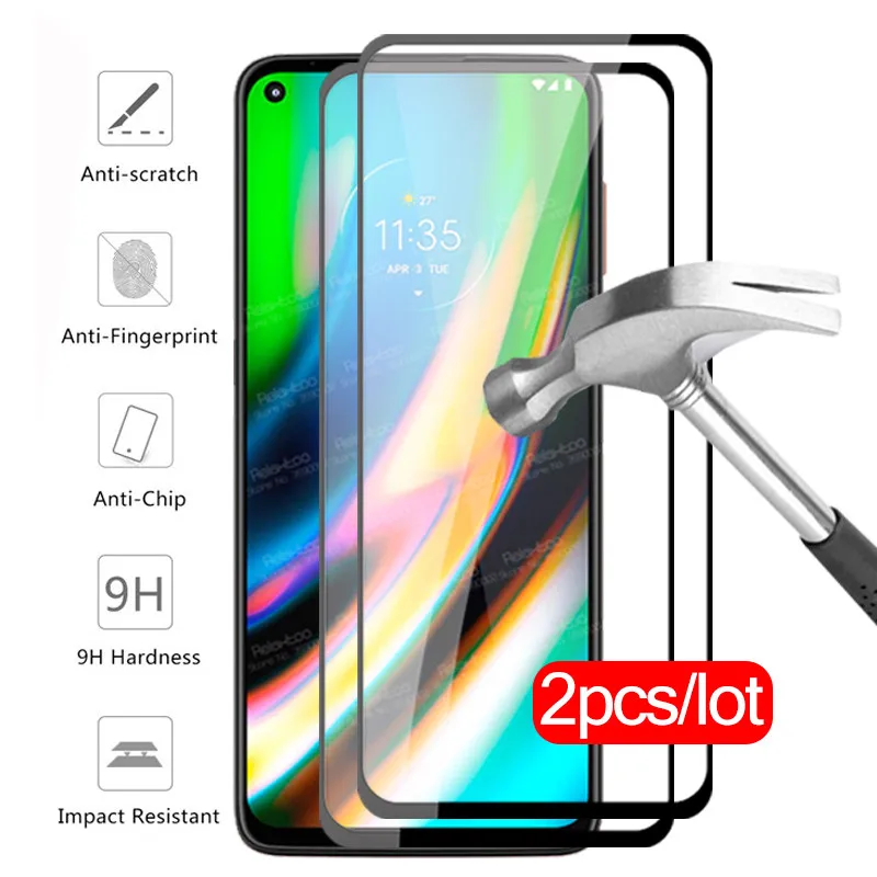 2 шт. закаленное стекло для Motorola Moto G9 Plus Play G9Play G9Plus G 9 Защита экрана Защитная