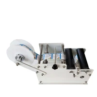 new arrival labeling manual labeling machine for plastic round bottles