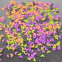 500glot polymer hot clay sprinkles halloween bats shape for crafts making diy confetti scrapbook