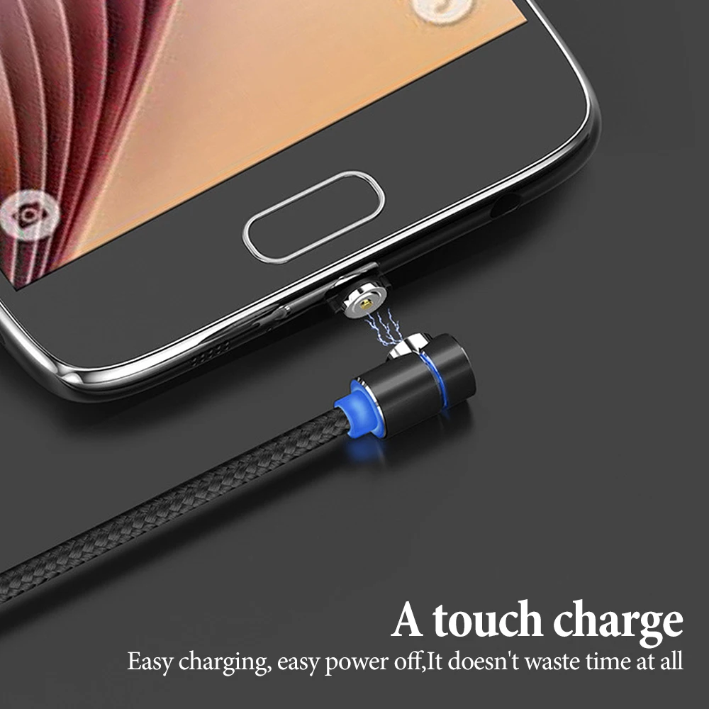Магнитный usb кабель для зарядки для iPhone, быстрая зарядка, кабель для Android, Магнитный провод для samsung, Micro usb type C, кабель для зарядки, шнур для передачи данных