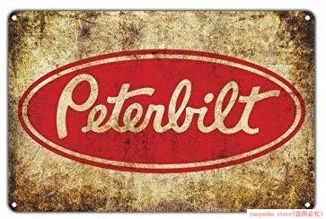 Потертая стена металлические жестяные знаки без грузовиков ретро винтажный