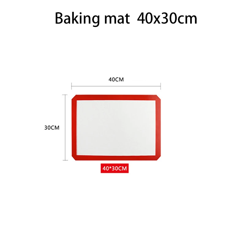 Silicone Baking Mat, Bake Pans Liners, Perfect for Macaron/Pastry/Cookie/Bun/Bread Making