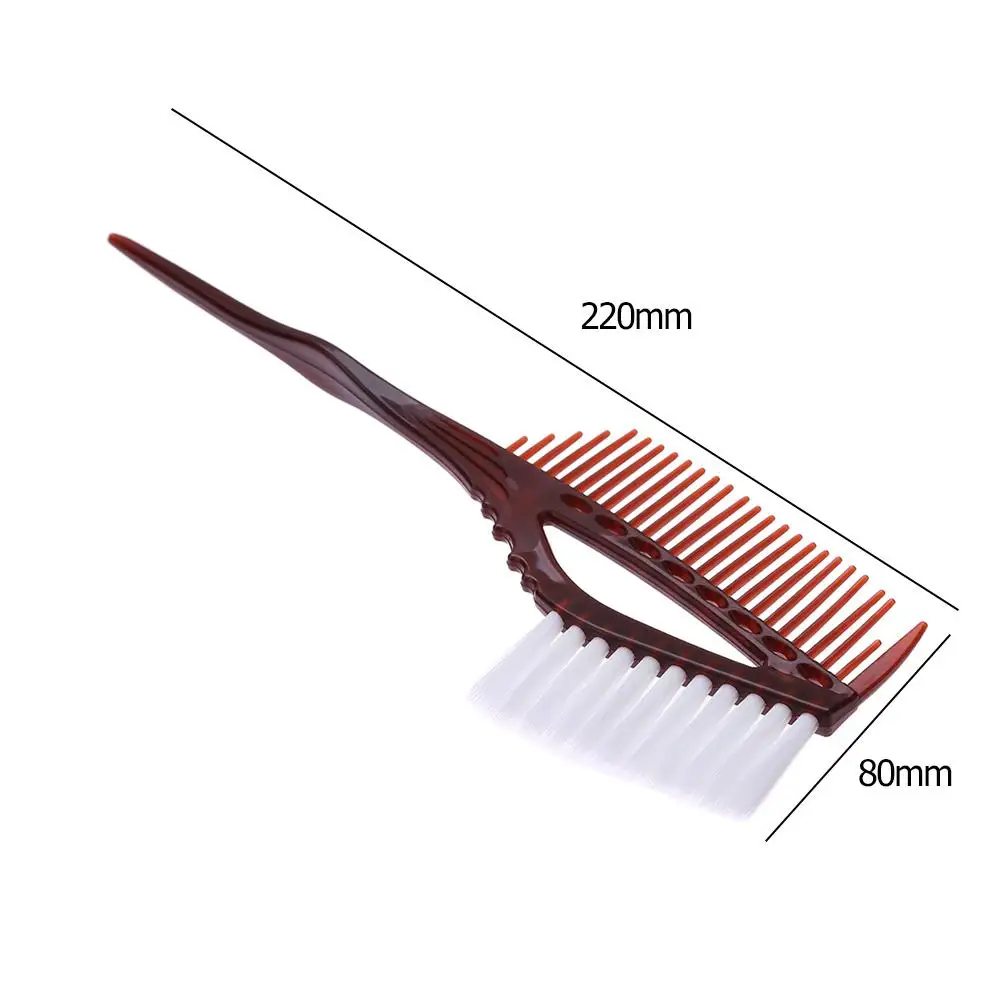 

1Pcs Plastic Hair Dye Coloring Brush Comb Salon Hairdressing Barber Salon Tint Hairdressing Hair Styling Tool