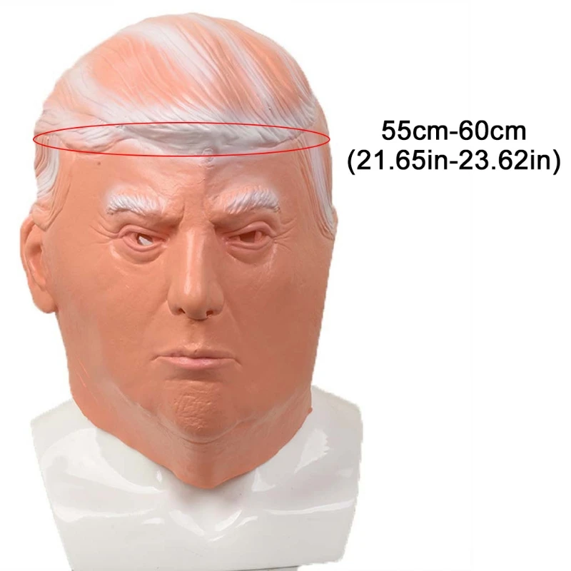 

Halloween Party Celebrity Headgear Funny American President Latex Mask Masquerade Cosplay Face Mask Stage Performance Role Play