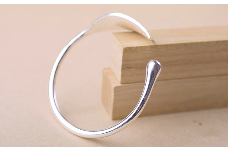 Женские браслеты с подвесками в виде листьев серебристого цвета регулируемые SL206