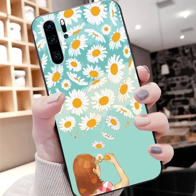 Черный чехол для мобильного телефона Q Version Characters Huawei P8 P9 P10 P20lite2019 P20 P30