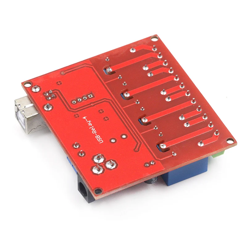 

5V 12V 24V 4 Channel USB Relay Control Switch Programmable Computer Control For Smart Home PC Intelligent Controller