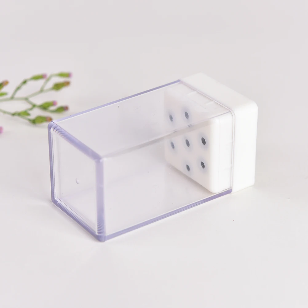

Hot New 1PCS 7Holes White Bits Holder Exhibition Displayer Nail Drill Bit Holder Professional Manicure Tools 6.6*3.4*3.4cm
