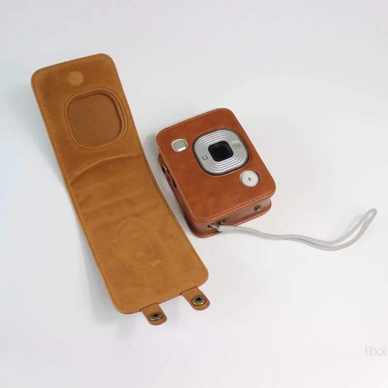 Высококачественная сумка из искусственной кожи в кожаном футляре для Fuji Fujifilm Instax Mini Liplay Kit