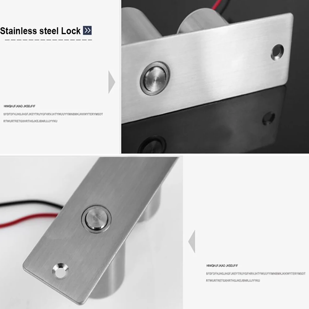2 провода DC 12V из нержавеющей стали мини Электрический Болт замок