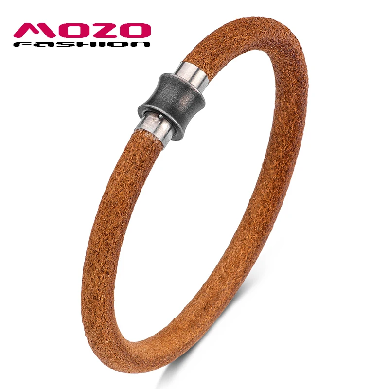 Мужские очаровательные браслеты в стиле ретро простом коричневый оригинальный