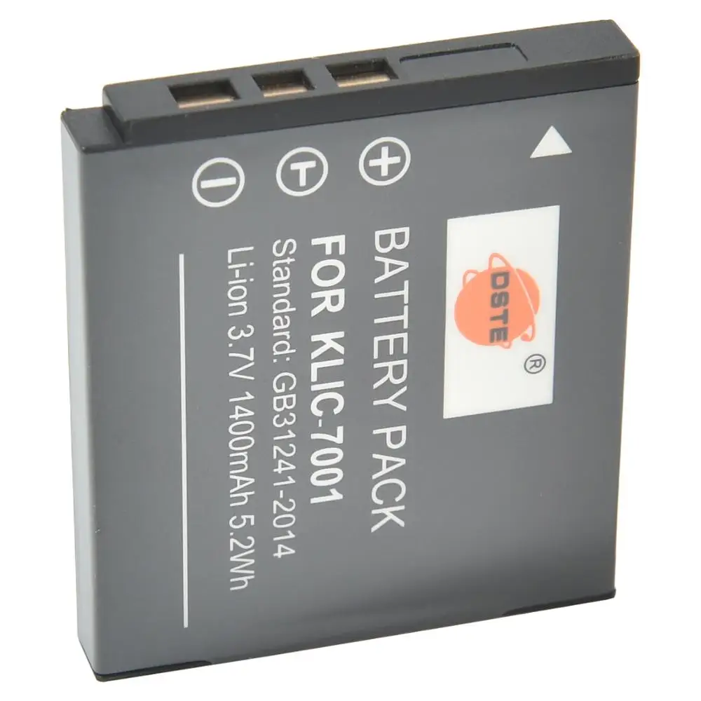 DSTE 2PCS KLIC-7001 Camera Battery for KODAK V550 V570 V610 V705 M753 M763 M853 M863 M893 M1063 | Электроника