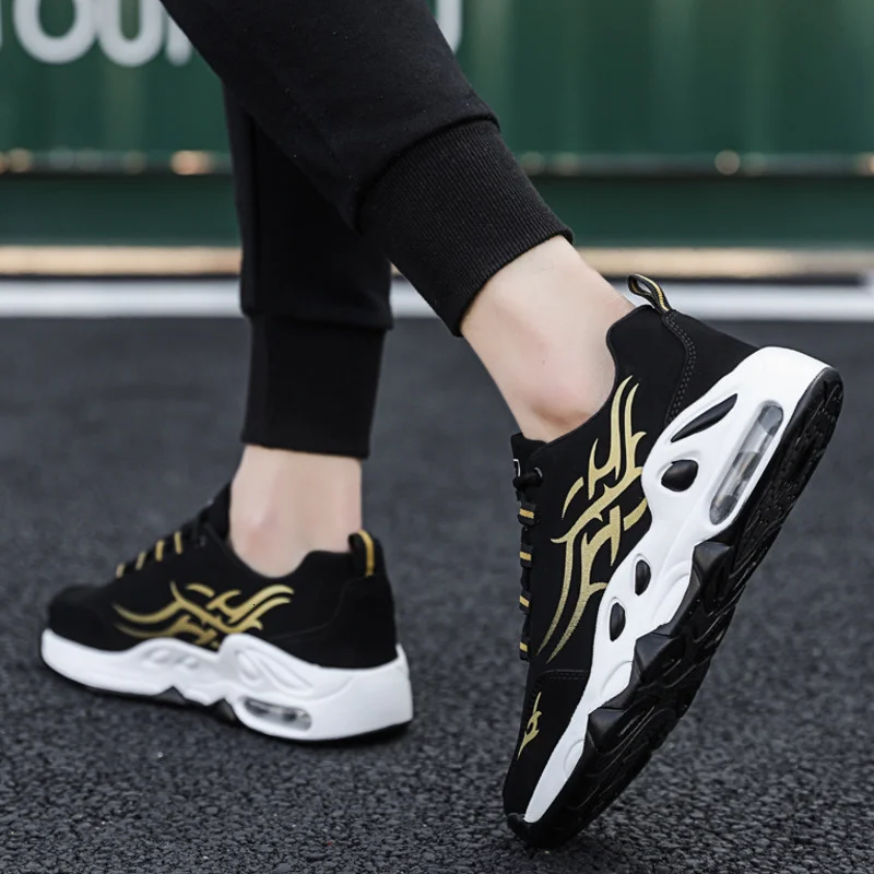 Модные мужские беговые кроссовки дышащие мягкие противоскользящие уличные