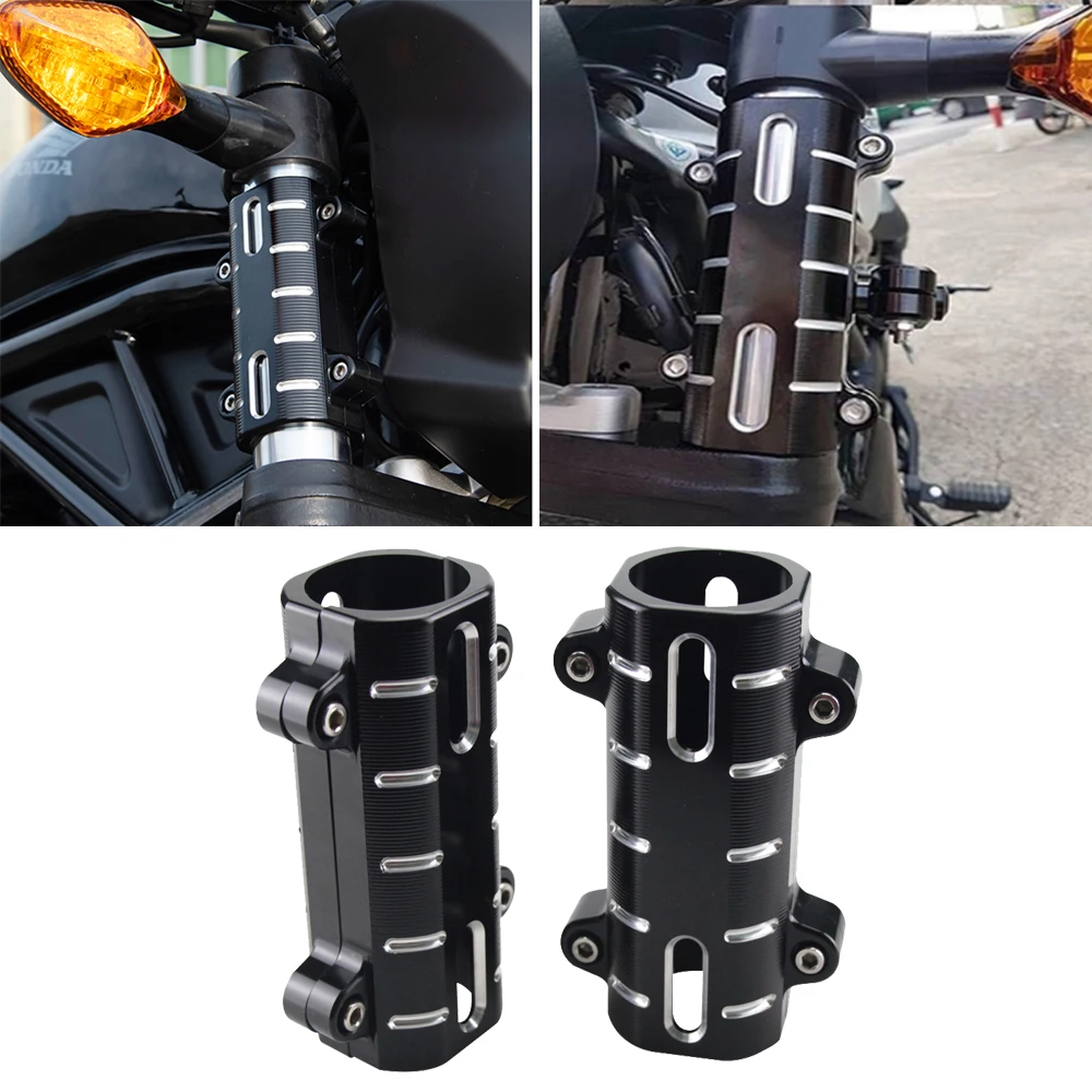 Motorcycle Front Fork Shock Absorber Cover Dust Proof Sleeve Protector for REBEL 500 300 CMX500 CMX300 accessorie