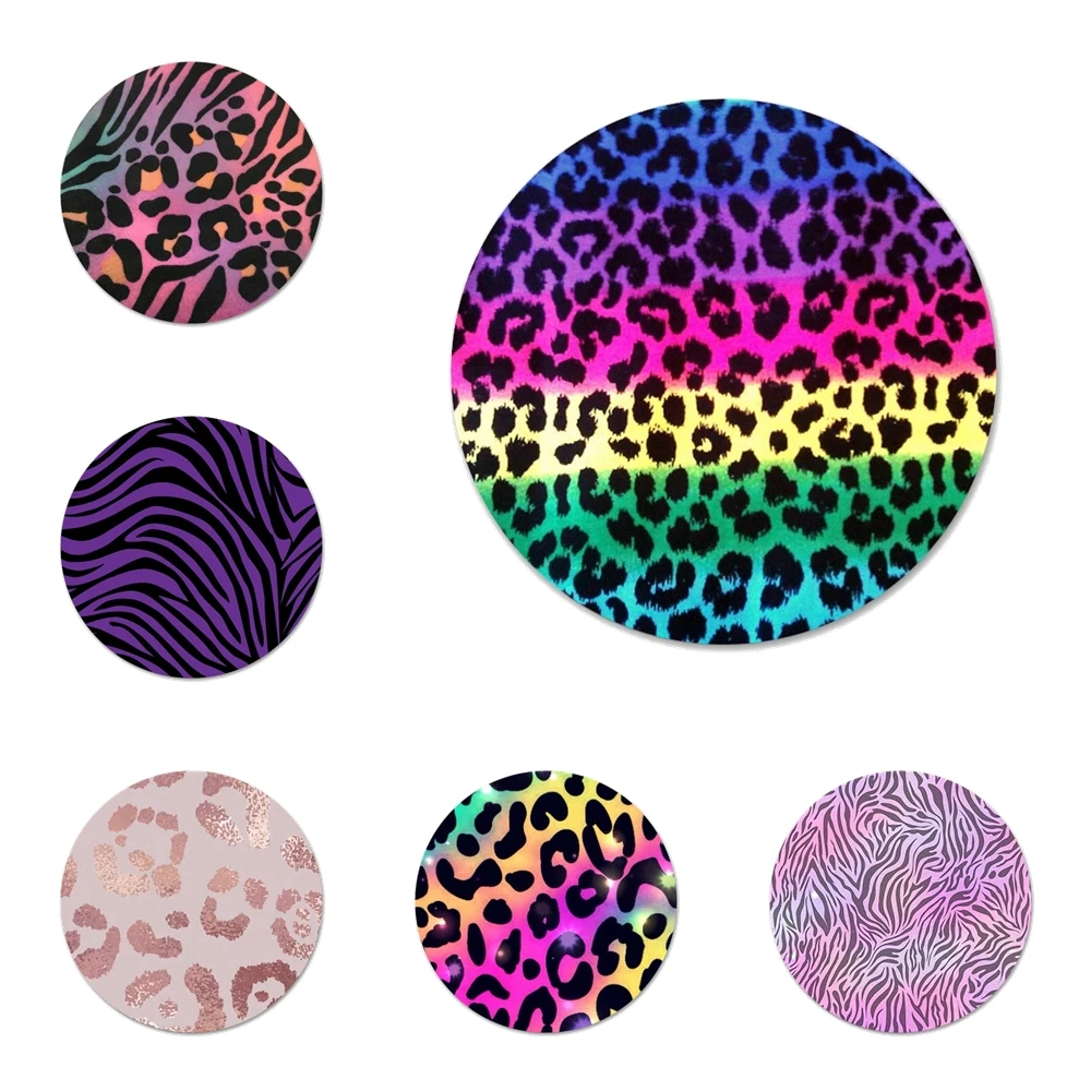 

Магнитный Открыватель для бутылок с леопардовым принтом зебры, 55 мм