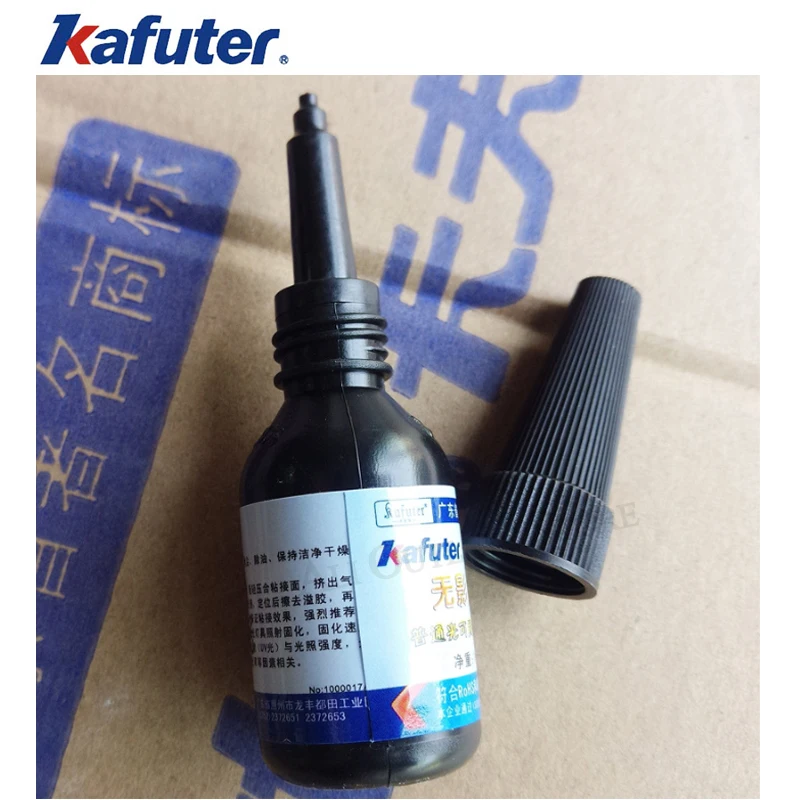 10 мл Kafuter Высокая мощность УФ клей отверждения K-300 прозрачный с украшением в виде