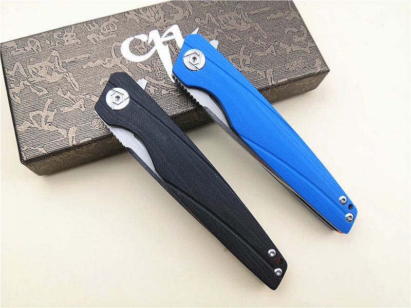 

D2 Folding Knife CH3007 G10 handle D2 blade ball bearing flipper Outdoor/camping knife Hunting/Hiking/Fishing/EDC knife tool
