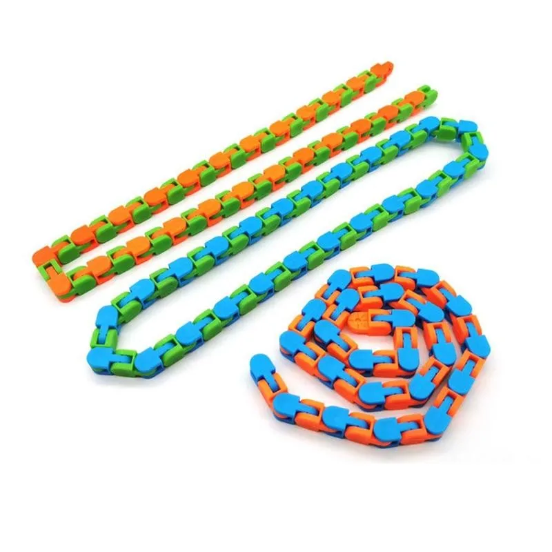 Juguetes coloridos para ni&ntilde;os, rompecabezas sensorial con seguimiento a presi&oacute;n y clic, alivio del estr&eacute;s, rotaci&oacute;n y forma, 48 secciones, 54CM-4