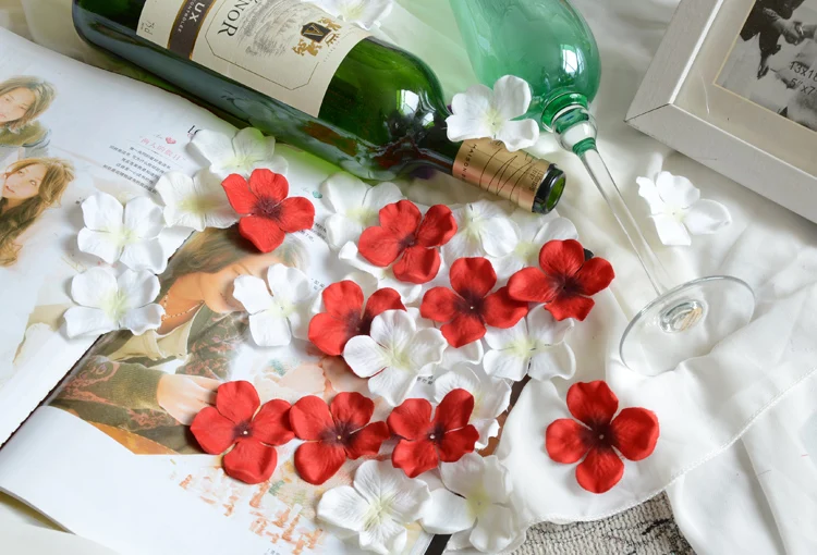 175 unids/lote seda искусственные hortencia flor petalos motivo boda mano lanzamiento Искусственные цветы corativas |