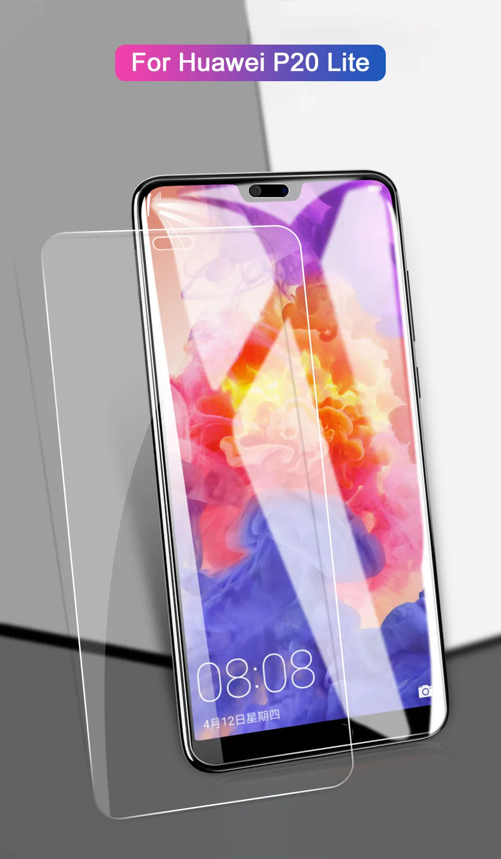 Для huawei P20 Lite, закаленное стекло для p 20 Lite, защита экрана 2.5D, прозрачное, анти-взрывное стекло, Защитная пленка для huawei Nova 3E