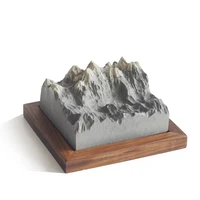 iceberg simulation mountain concrete silicone molds creative rockery plaster molds cement clay crafts for home decor