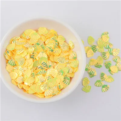 ab yellow gold Раковина блёстки 6*8 мм блестки микс Lentejuelas Para Manualidades свободные ПВХ красочные блесток одежда аксессуары 10 г - Цвет: ab yellow gold