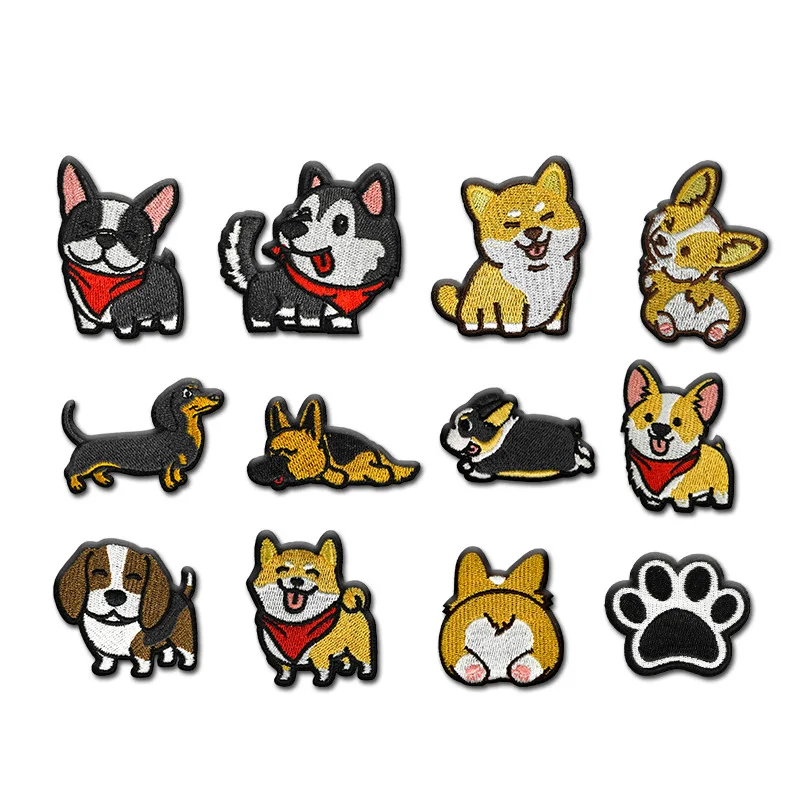 Индивидуальные продукты Вышитая эмблема материал на заказ DIY ваше собственное