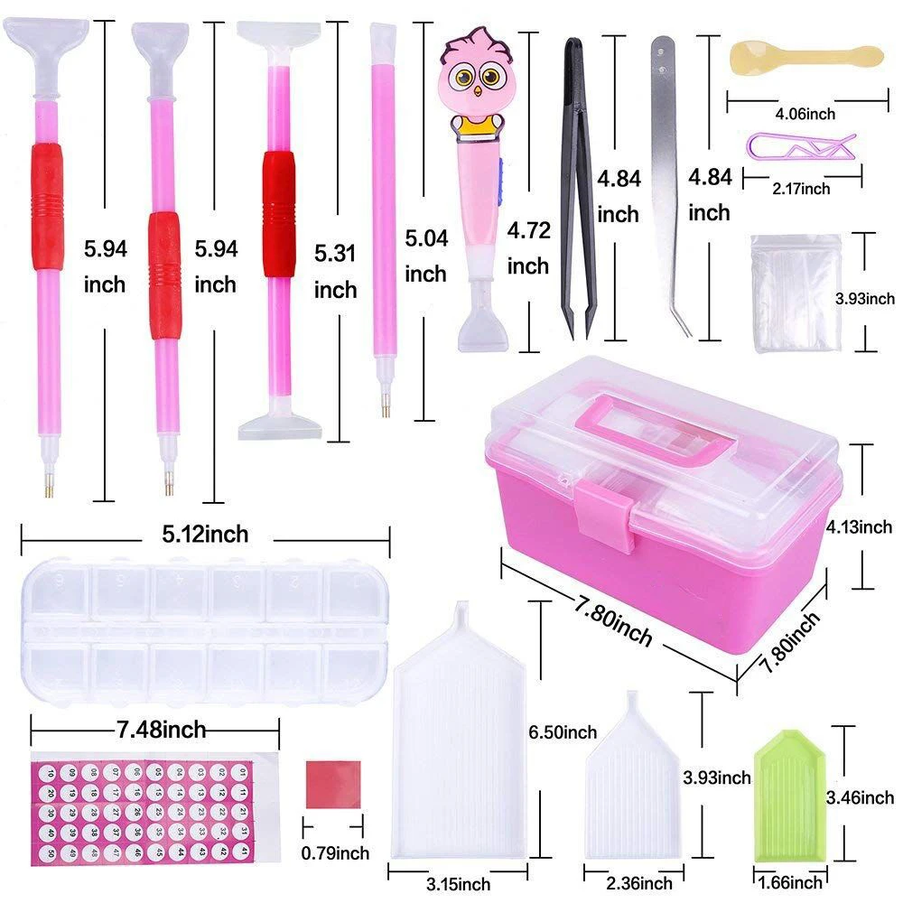 117 шт. инструмент для алмазной живописи Алмазный аксессуар вышивки полный