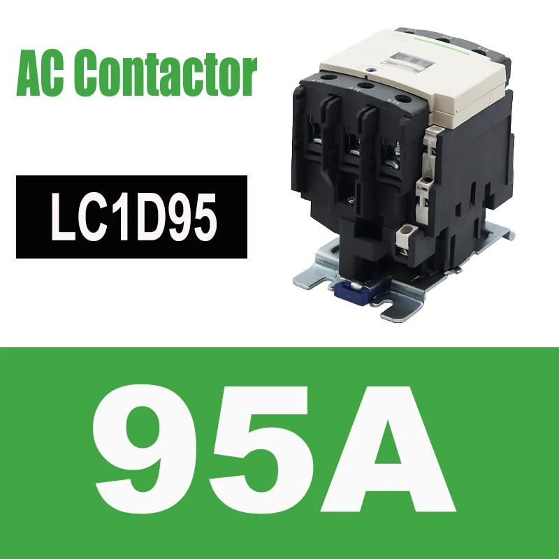 CJX2-9511 LC1D95 контактор переменного тока 95A 3-фазный 3-полюсный 380 В 220 50/60 Гц для Din-рейки