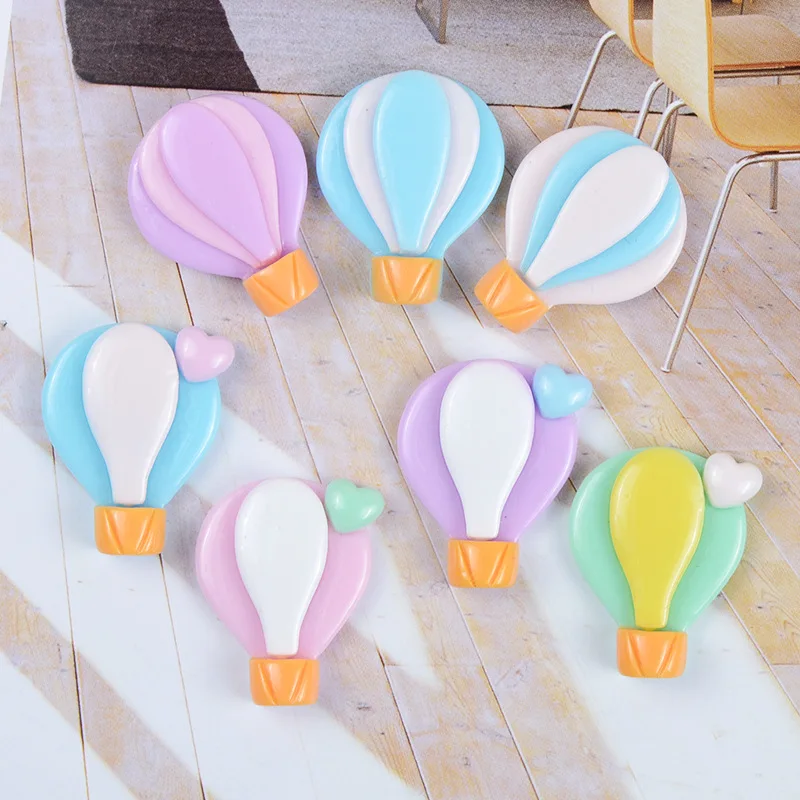 Кавайный Кабошон из смолы с плоской задней частью кабошоны для горячего воздуха