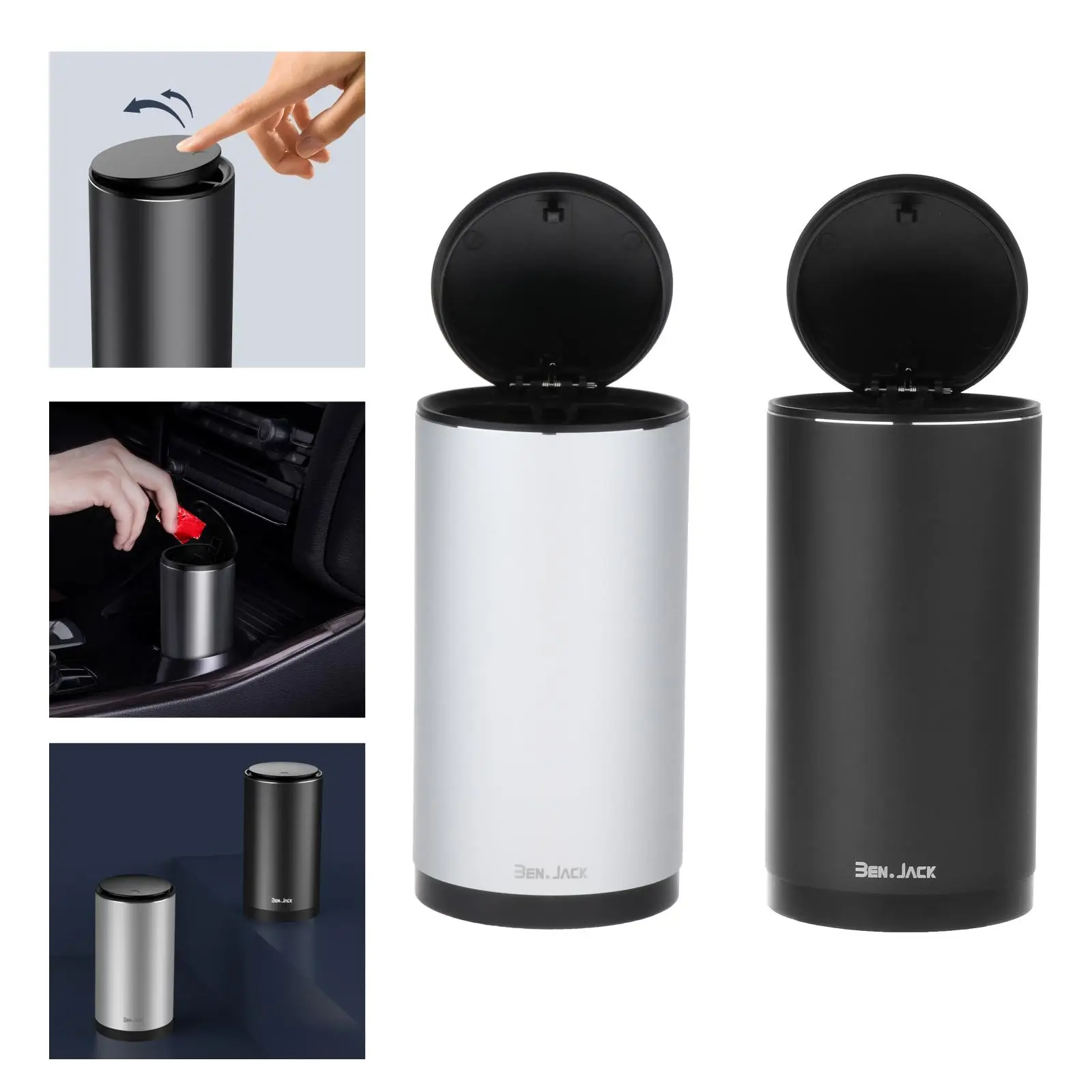 

Portable Car Trash Can Car Seat Back Garbage Bag Trash Bin Mini Car Accessories